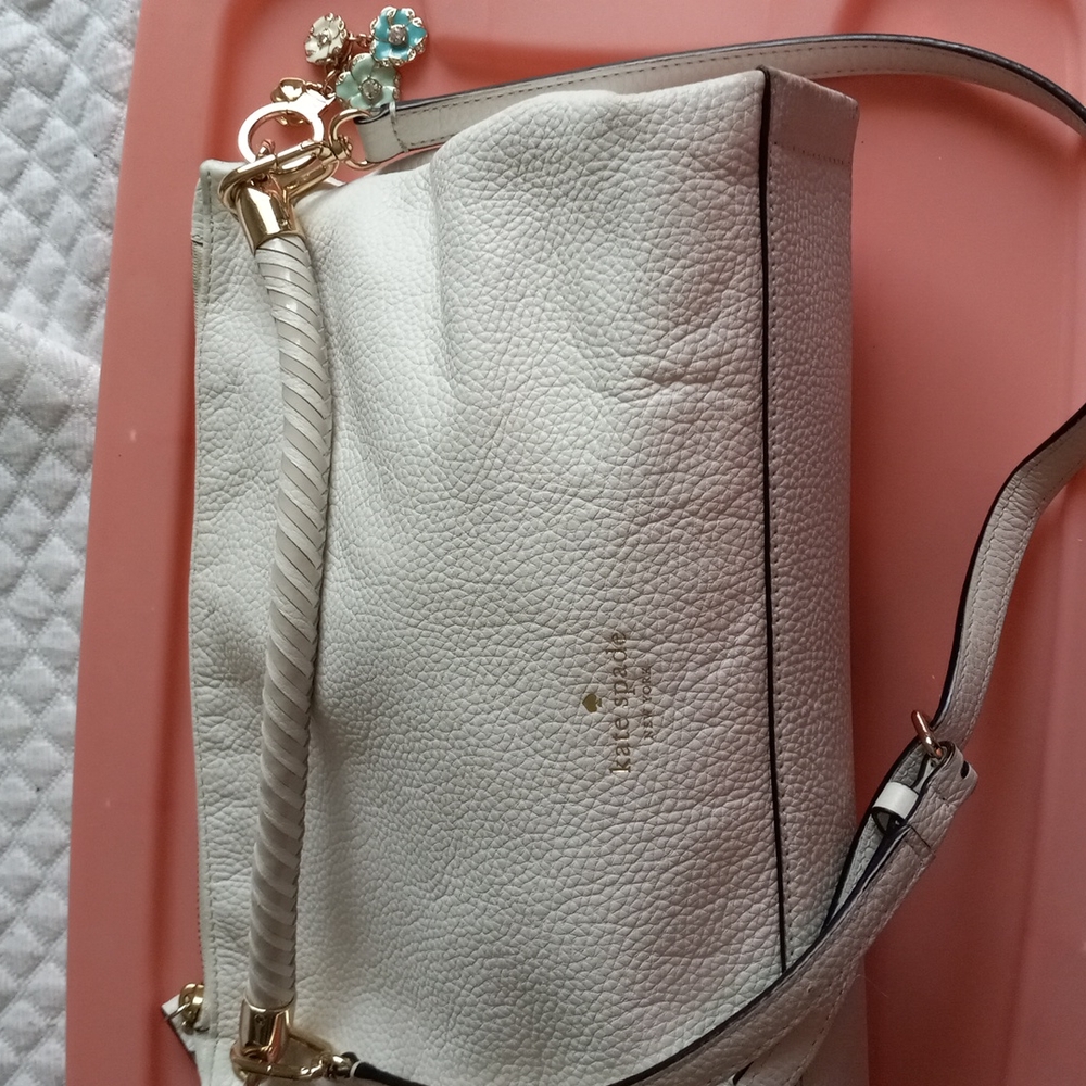 Beautiful kate spade bag cream color